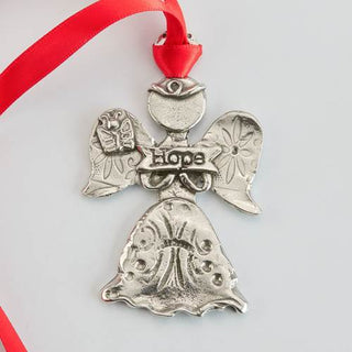 Angel of Hope / Pewter Ornament / Crosby & Taylor