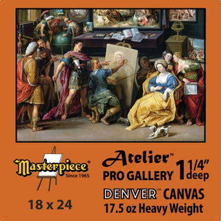 18x24" / 1-1/4" Heavy Weight Atelier Pro Gallery Stretched Canvas / Masterpiece