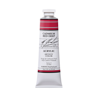 Cadmium Red Deep / 2oz / Acrylics / M. Graham