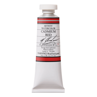 Cadmium Red / 15mL / Watercolor / M. Graham
