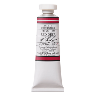 Cadmium Red Deep / 15mL / Watercolor / M. Graham