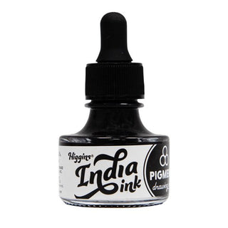 1oz / Black / Waterproof India Ink / Higgins