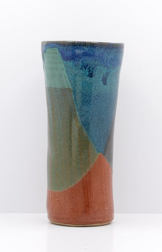 Handmade Ceramic Tall Tumbler or Vase / Hickory Tree Studio