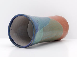 Handmade Ceramic Tall Tumbler or Vase / Hickory Tree Studio