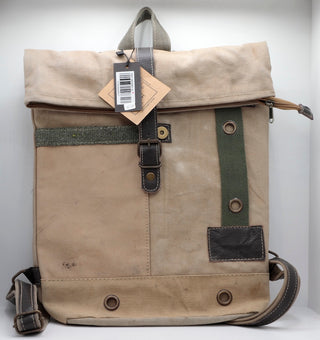 Recycled Military Tent Backpack / Vintage Addiction