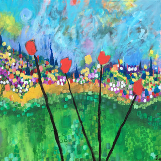 [4 Weeks Starting April 8] Improvisational Painting Course / Wednesdays 11:00am-1:00pm / Liz Heichelbech