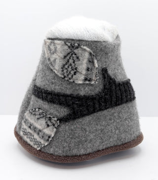 Medium / Patch Upcycled Winter Hat / Cimarrona