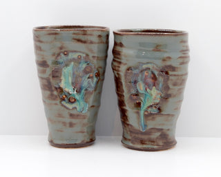 Handmade Ceramic Mug with Thumb Dent / Pottery by Jessie