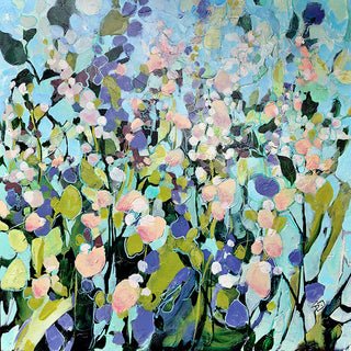 Jewel Garden / Acrylic Painting / Sue Dion