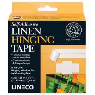 Self Adhesive Linen Cloth Tape / Lineco