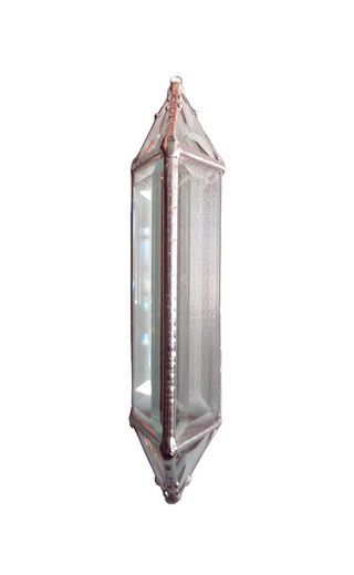 Large Icicle / Glass Rainbow Water Prism Suncatcher