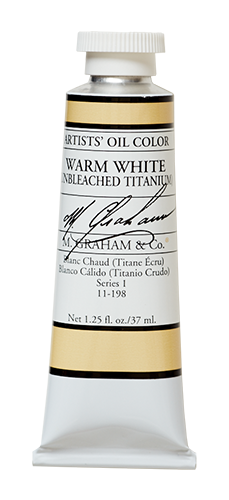 Warm White Unbleached Titanium / 37mL / Oils / M. Graham