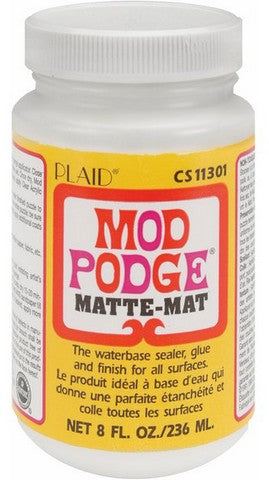 8oz / Matte Mod Podge / Plaid