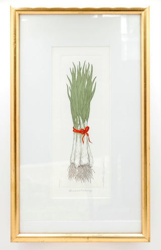 "Breathtaking" / Framed Handcolored Etching / Martha Hinson