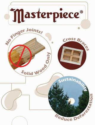 18x24” / 3/4" Classic Cotton Stretched Canvas / Masterpiece