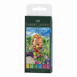 Spring Colors / PITT Artist Brush Pen Marker Set / Faber-Castell