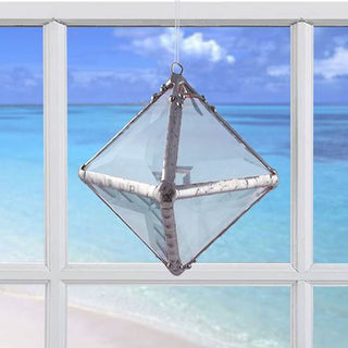 Octahedron / Glass Rainbow Water Prism Suncatcher