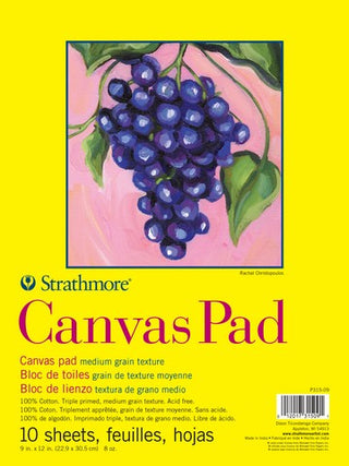 9x12 / Canvas Pad / Strathmore