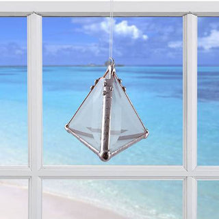 Pyramid / Glass Rainbow Water Prism Suncatcher