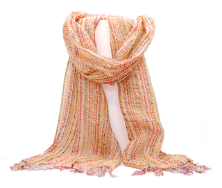 Multicolor Mesh Knitted Scarf / Rising Tide