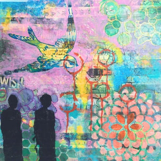 Mixed Media Workshop / Saturday, April 4 / 11:00am-1:00pm / Liz Heichelbech