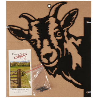 Goat / Outdoor Metal Peekaboo Decor