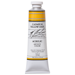 Cadmium Yellow Deep 59ml/ Acrylics / M. Graham