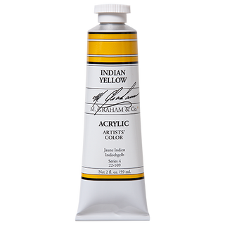 Indian Yellow / 59mL / Acrylics / M. Graham