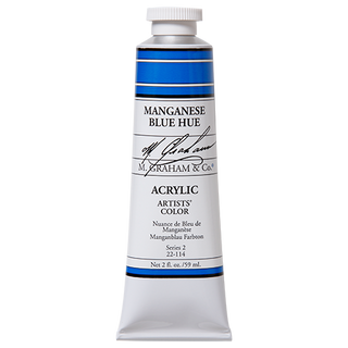 Manganese Blue Hue / 59mL / Acrylics / M. Graham