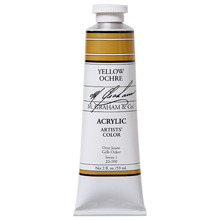 Yellow Ochre 59ml/ Acrylics / M. Graham