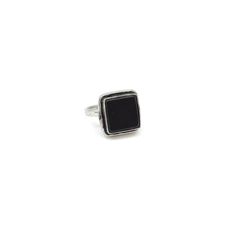 Kashi Semiprecious Small Stone Ring - Black Onyx