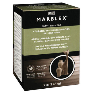 5lb / Gray Marblex Self Hardening Clay / Amaco