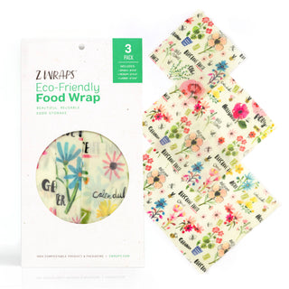 Z Wraps Set of 3 (S-1,M-1,L-1) Reusable Food Wraps