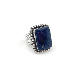 Kashi Semiprecious Large Stone Ring - Sodalite