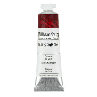 Carls Crimson Permanent 37ml  / Williamsburg Handmade Oil Color