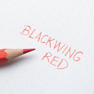Set of 6 / Red Color Pencils / Blackwing
