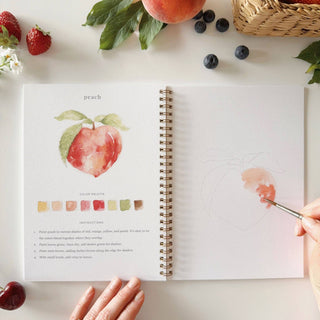 "Fruit" / Beginner Watercolor Workbook