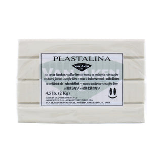 4.5lb / Ivory / Plastalina Modeling Clay / Van Aken