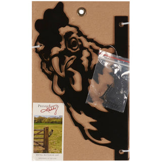 Chicken / Outdoor Metal Peekaboo Decor