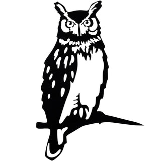 Owl / Outdoor Metal Peekaboo Decor