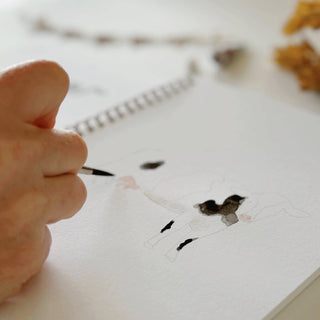 "Farm" / Beginner Watercolor Workbook