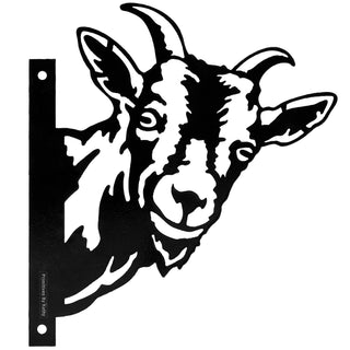 Goat / Outdoor Metal Peekaboo Decor