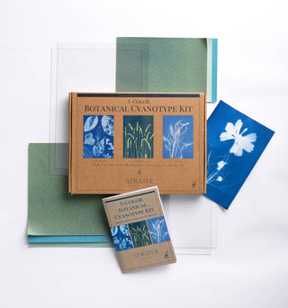 3-Color Botanical Cyanotype Kit: Beginner-Friendly DIY Kit