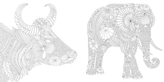 "Brilliant Beasts" / Coloring Book by Millie Marotta
