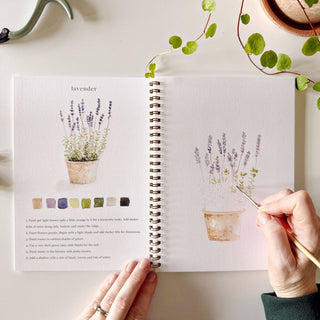 "Garden" / Beginner Watercolor Workbook