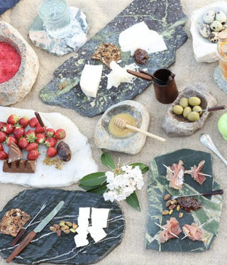 4" Coaster / Fieldstone Food Slab / American Stonecraft