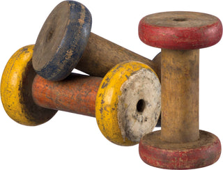Small Vintage Wooden Spool