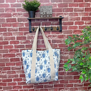 Block-Printed Canvas Bags - Multiple Styles