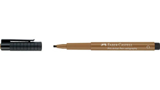 Raw Umber / PITT Calligraphy Pen Marker / Faber-Castell