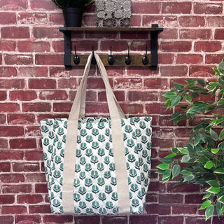 Block-Printed Canvas Bags - Multiple Styles